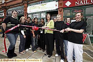 OPEN for business . . . young artists involved in the project (from the left) Jemma Houten, Lindsay Milnes, Tania Begum, Anna Roebuck (support officer) Hazera Begum, Rabia Begum (Gallery 37 plus co-ordinator), Julie Ashforth, Amanda Brown, Paul Longden, Tricia Eyre and Kirsty Want OPEN for business . . . young artists involved in the project (from the left) Jemma Houten, Lindsay Milnes, Tania Begum, Anna Roebuck (support officer) Hazera Begum, Rabia Begum (Gallery 37 plus co-ordinator), Julie Ashforth, Amanda Brown, Paul Longden, Tricia Eyre and Kirsty Want