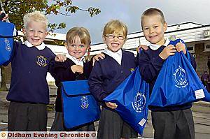 We've got everything we need: from left Joshua Brookes, Grace Ridyard, Phoebe Morton and Nathan Thornley
We've got everything we need: from left Joshua Brookes, Grace Ridyard, Phoebe Morton and Nathan Thornley