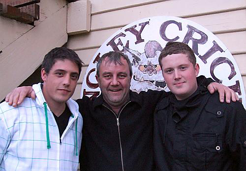 Left to right, Franco Lenhardt, Brian Womersley and Matthew Taylor. Left to right, Franco Lenhardt, Brian Womersley and Matthew Taylor.