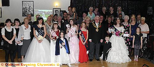 THE Mayor, Councillor Jim McArdle, with carnival queens and donation recipients THE Mayor, Councillor Jim McArdle, with carnival queens and donation recipients