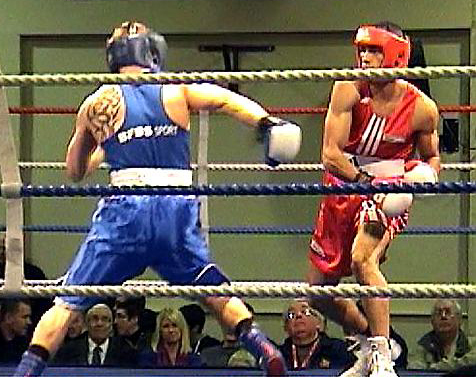 ROBBIE CONNOR (right) on his way to victory. ROBBIE CONNOR (right) on his way to victory.