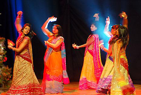 The Lee Street Temple Dancers at the Festival of Light. 