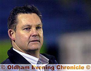 Tony Benson: hopeful of a good result for Roughyeds Tony Benson: hopeful of a good result for Roughyeds
