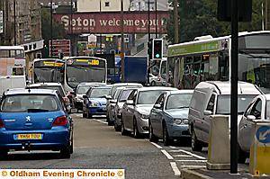 CONGESTION . . . the jams are said to be easing in Greater Manchester
CONGESTION . . . the jams are said to be easing in Greater Manchester