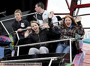Screams of joy from 11-year-olds Bethany Stott (left) and Kelly Briers. 