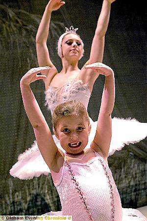 LITTLE star . . . Charlea with Kristina Terentiev 