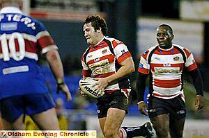 Chris Baines (left): Rising to the challenge. Chris Baines (left): Rising to the challenge.