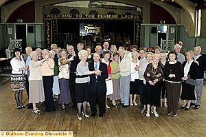 ALL together now . . . Monday afternoon dancers at the Pennine Lounge ALL together now . . . Monday afternoon dancers at the Pennine Lounge