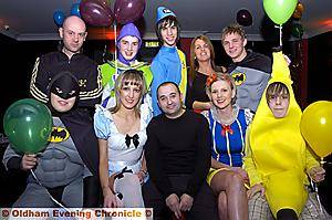 CARTOON students with Paul Bergman from Red Bar (front, centre) and some of his fellow bar workers CARTOON students with Paul Bergman from Red Bar (front, centre) and some of his fellow bar workers