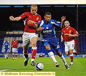 NEW PASTURES: Craig Davies (far right) was set to complete his move to Brighton today. 