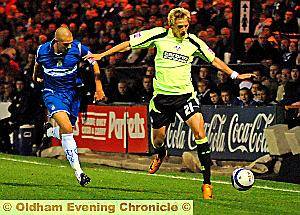 Daniel Jones: Keen to get going again at Boundary Park. Daniel Jones: Keen to get going again at Boundary Park.