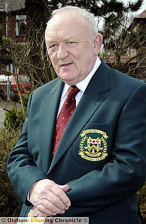 Oldham Golf Club captain Colin Hare
