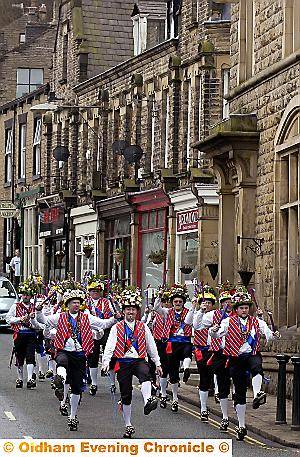 LET’S dance . . . Saddleworth Morris Men in Delph 
