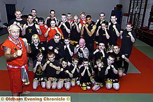 Members of the Siam Camp martial arts group of Fitton Hill celebrated the club's 25th anniversary. 