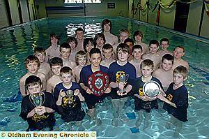 Hulme's victorious boys team 