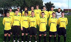 on parade: Chadderton Park under-18s, who won the Bury and Radcliffe League.