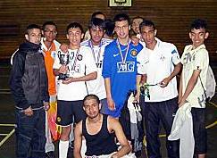UP for the cup . . . Bengal, who triumphed in the under-18s section 