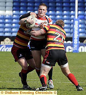 MIDDLE MAN: Luke Menzies, in action against Dewsbury Rams last week, is expected to retain his place at home to Swinton Lions on Sunday. MIDDLE MAN: Luke Menzies, in action against Dewsbury Rams last week, is expected to retain his place at home to Swinton Lions on Sunday.