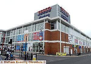CHECK it out . . . the new Tesco store on Huddersfield Road CHECK it out . . . the new Tesco store on Huddersfield Road