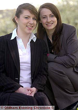 INSPIRATIONAL... Charlotte Goode (left) and Emma Washington
INSPIRATIONAL... Charlotte Goode (left) and Emma Washington