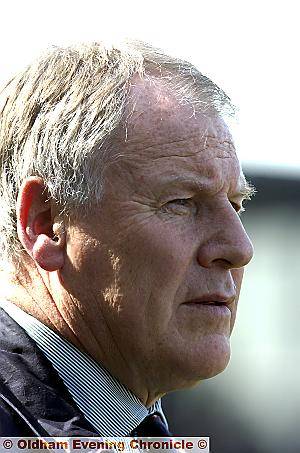 Joe Royle: won't be staying at Boundary Park 