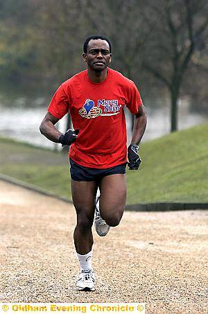 Dr Emmanuel Gye plans to run more marathons 
