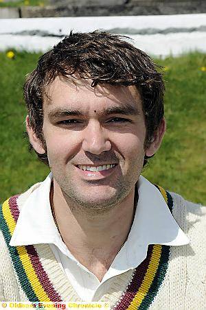 MARK DRONSFIELD . . . runs and wickets for Werneth at Royton on Sunday. 