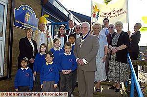 Bishop of Middleton, Archdeacon Cherry Vann and headteacher Diane Blomeley (left) at the opening of the new school.
Bishop of Middleton, Archdeacon Cherry Vann and headteacher Diane Blomeley (left) at the opening of the new school.