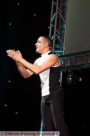 Danny Price gets the audience going 
