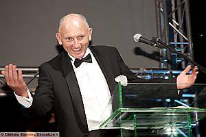 Frank Rothwell in full flow 