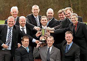 Brookdale A: Left to right, top: Brad Keeling, Howard Buckley, Steve Boyle, Peter Buckley, John Uren (captain) Gary Smith, Mark Riley, Charlie Clough and Mike Taylor. Front: Gary Smith, Alan McQaid and John Hughes. 