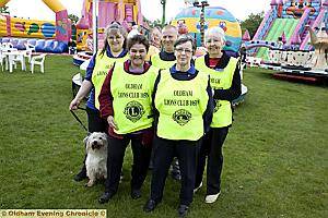 KIND-hearted . . . members of the Oldham Lions, back from left, Melanie Howarth, Chris Thomasson and Marjorie Hastry. Front, from left, Ann Welsh and Beverley Hirst 
