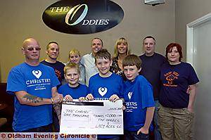 MATT (centre) is pictured with (from the left) Peter Snow, Shaun Fairhead, Joe Leach, Diane Fairhead, Bruce Sadler, Gail Clarke, Ross Fearns, David Taylor and Helen Taylor. MATT (centre) is pictured with (from the left) Peter Snow, Shaun Fairhead, Joe Leach, Diane Fairhead, Bruce Sadler, Gail Clarke, Ross Fearns, David Taylor and Helen Taylor.