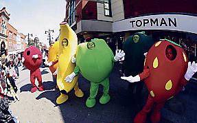 Flashback .... The Day Fruits thrilled youngsters at last year’s Festival Flashback .... The Day Fruits thrilled youngsters at last year’s Festival
