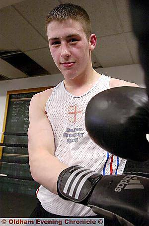 ON THE ABA GLORY TRAIL . . . Oldham’s Ronnie Heffron 
