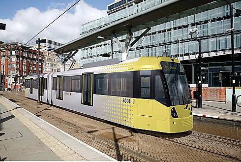 New-Look Metrolink Tram