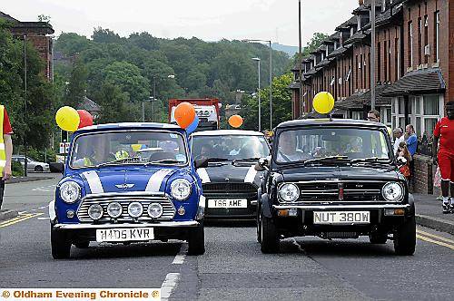 Oldham and District Mini Club on parade. To buy this picture, call us on 0161 622 2130