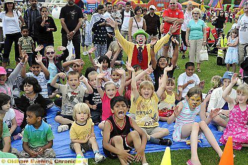 Chester joins his audience for some showtime fun 
To buy this picture, call us on 0161 622 2130