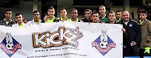 Athletic’s Kickz under-16s team - awarded the National Fair Play Award. 