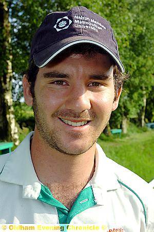 PROFESSIONAL Warrick Fynn has struggled wth the bat so far. 