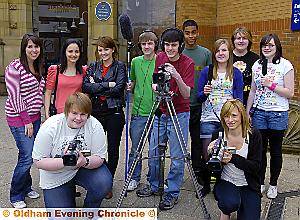 GOING for gold . . . media and film studies (back, from left) Frances White, Jennifer Smith, Deanna Smith, Andrew Turner, David Barker, Oliver Wellington, Emma O’Neill, Rebecca Warrior and Mary Smith. Front: Sean Meakin-Bolderston and Georgina Shaw
GOING for gold . . . media and film studies (back, from left) Frances White, Jennifer Smith, Deanna Smith, Andrew Turner, David Barker, Oliver Wellington, Emma O’Neill, Rebecca Warrior and Mary Smith. Front: Sean Meakin-Bolderston and Georgina Shaw