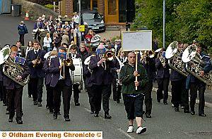 Oldham Band (Lees) stuck to their guns as they marched through Diggle to play first in the historic contest 