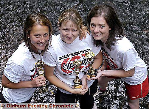 WHAT a team... (from the left) Sarah Semple, Jayne Roberts and Kate Emeny with their trophies WHAT a team... (from the left) Sarah Semple, Jayne Roberts and Kate Emeny with their trophies