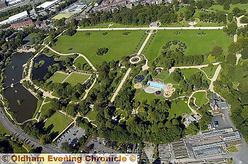 Aerial view of Alexandra Park