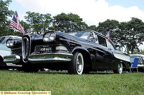 MEAN MACHINE . . . a 1958 Edsel was one of the star attractions 