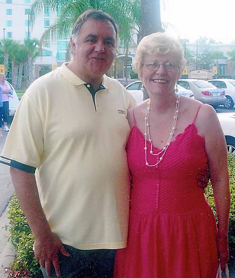 HAPPY times . . .Philip and Barbara Dewsnap on holiday in Florida HAPPY times . . .Philip and Barbara Dewsnap on holiday in Florida