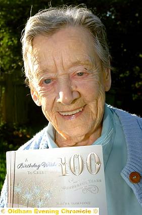 Alice Evans — 100 today Alice Evans — 100 today
