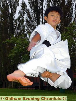 NATHAN Chan shows his moves. PICTURE: VINCENT BROWN. NATHAN Chan shows his moves. PICTURE: VINCENT BROWN.
