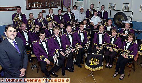 Celebration — national champions Delph Band celebrate their 160th birthday with conductor of 30 years Philip Goodwin
Celebration — national champions Delph Band celebrate their 160th birthday with conductor of 30 years Philip Goodwin