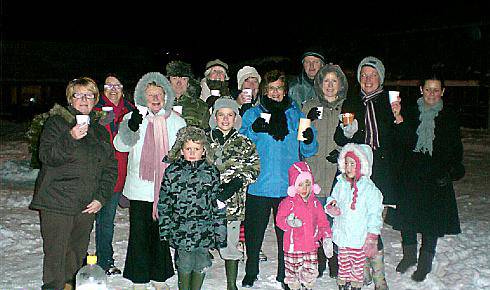 Chronicle reader and Kingston Close resident Diane Fish sent us this heart-warming party snap. 